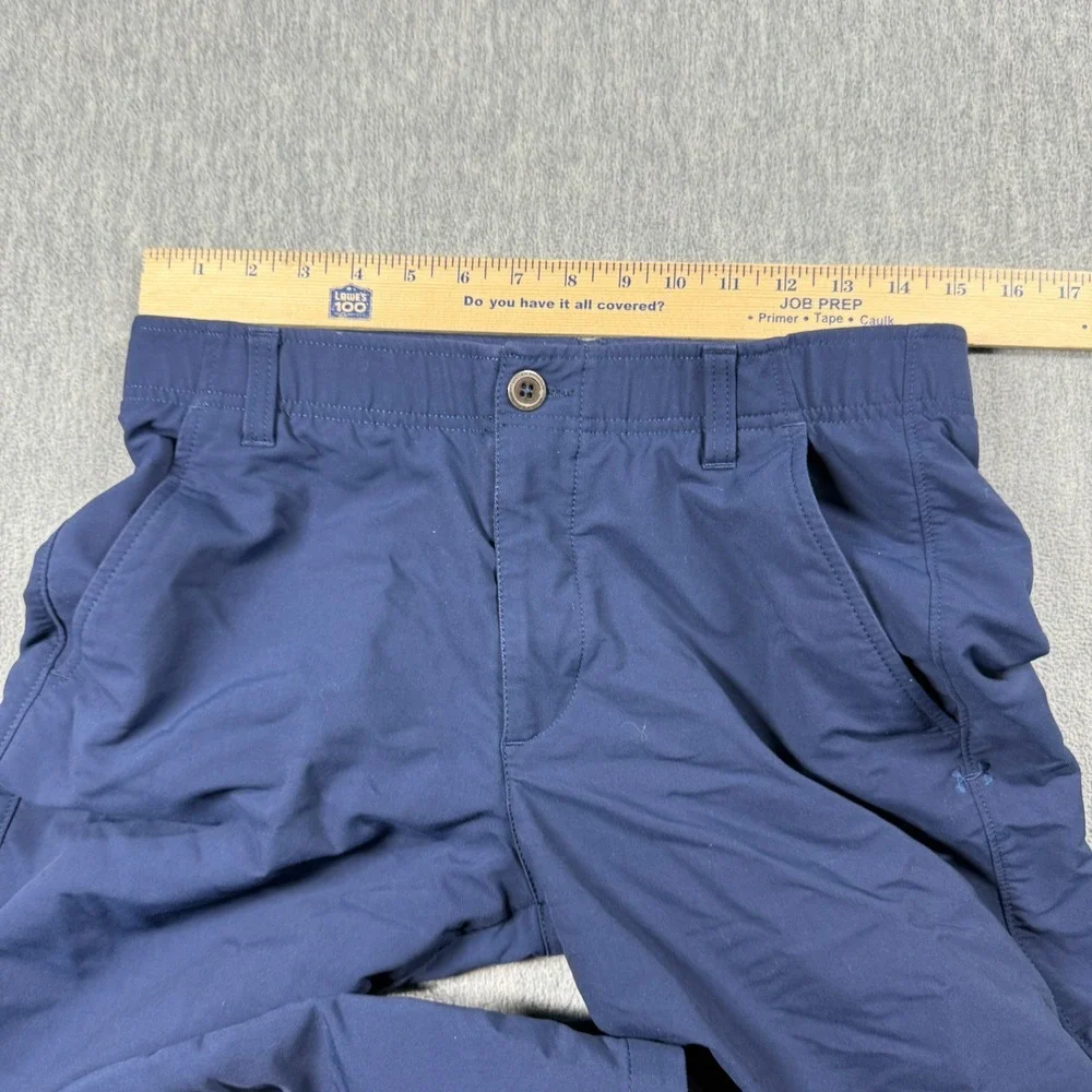 Under Armour Golf Pants Men 32x32 Navy Blue Straight Chino Performance Activewea